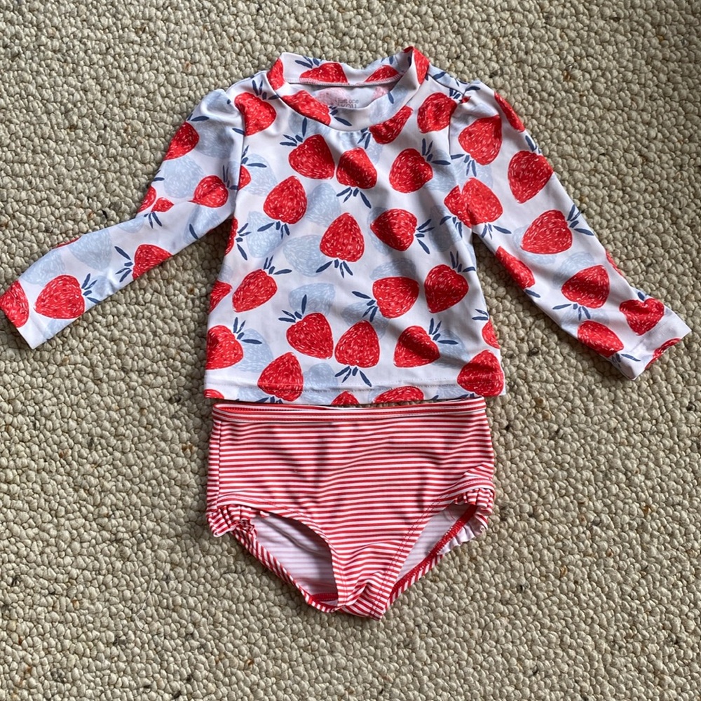 EUC 18M Carters Just One You tankini swimsuit